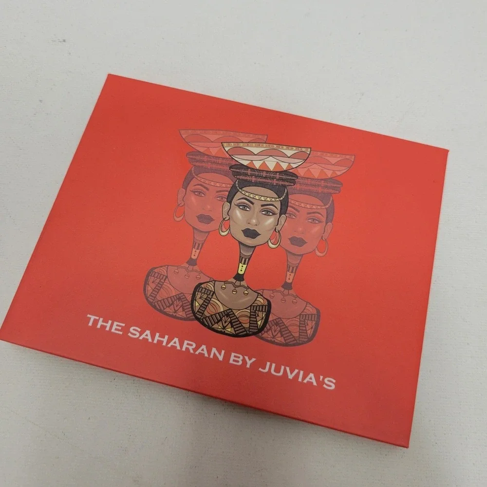 NEW Juvias Place The Saharan Eye Shadow Palette Full Size 12 Colors Orange Beige